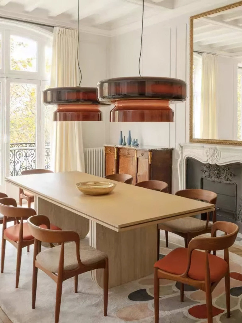 Verdenaria Glass Pendant Light-Moonnatur