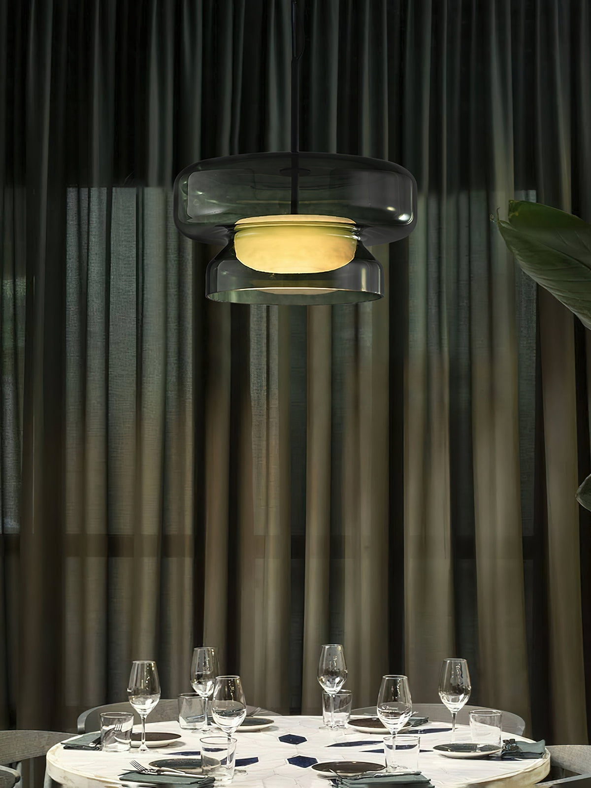 Verdenaria Glass Pendant Light-Moonnatur