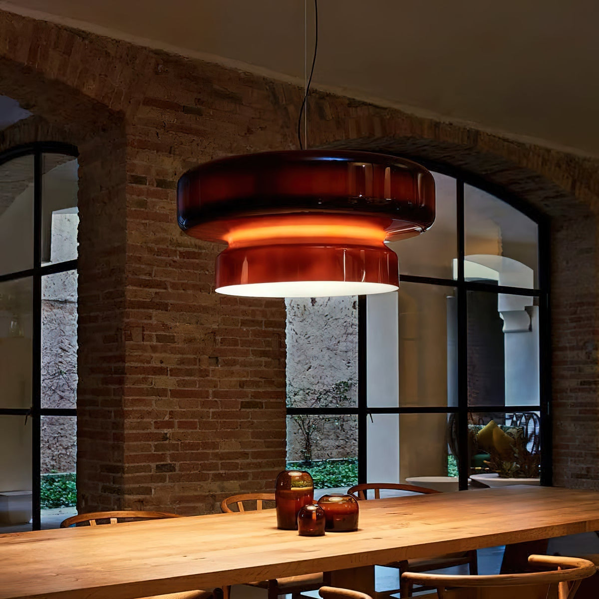 Verdenaria Glass Pendant Light-Moonnatur