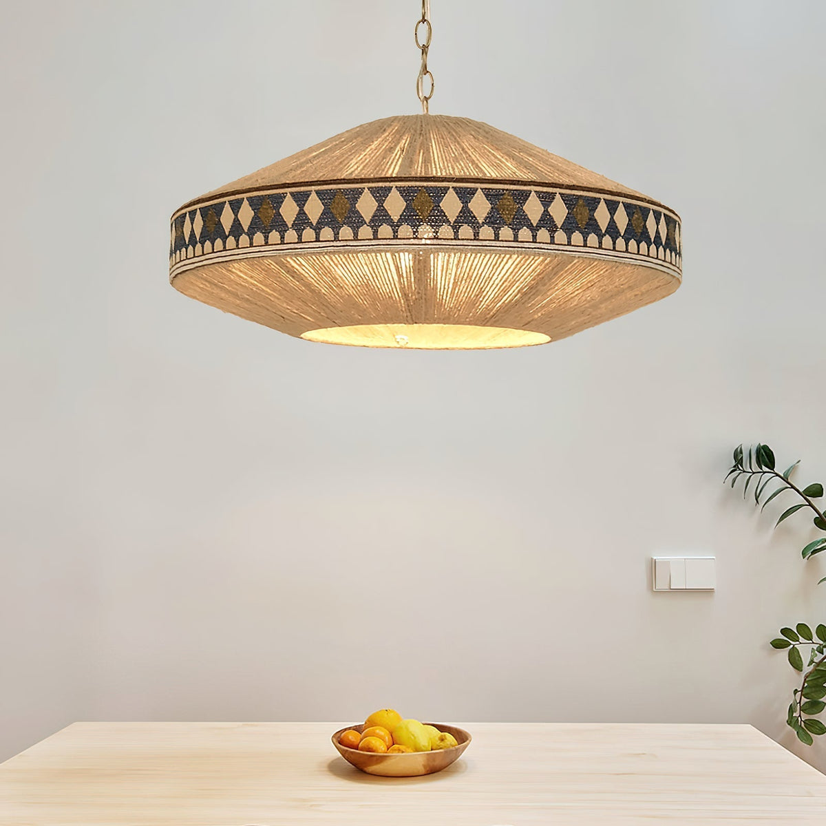 Avenaria Fabric Pendant Light-Moonnatur