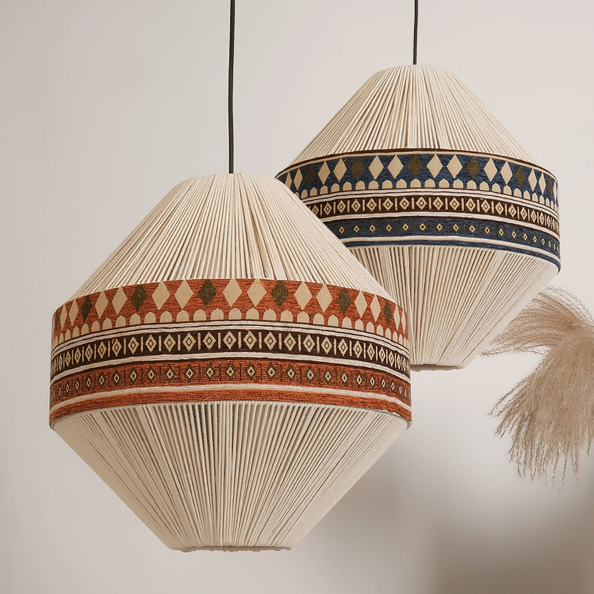 Avenaria Fabric Pendant Light-Moonnatur