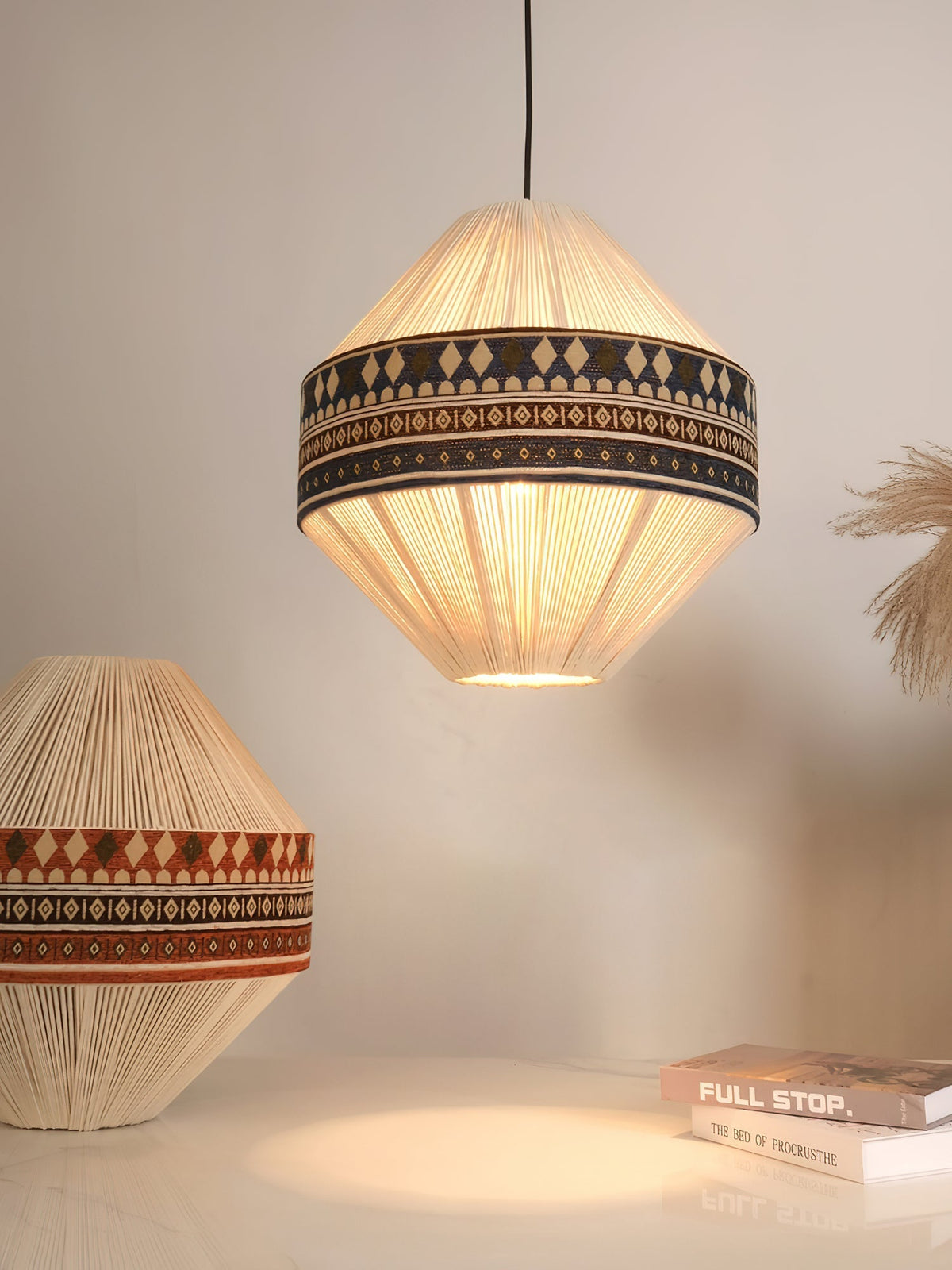 Avenaria Fabric Pendant Light-Moonnatur