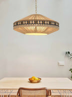 Avenaria Fabric Pendant Light-Moonnatur