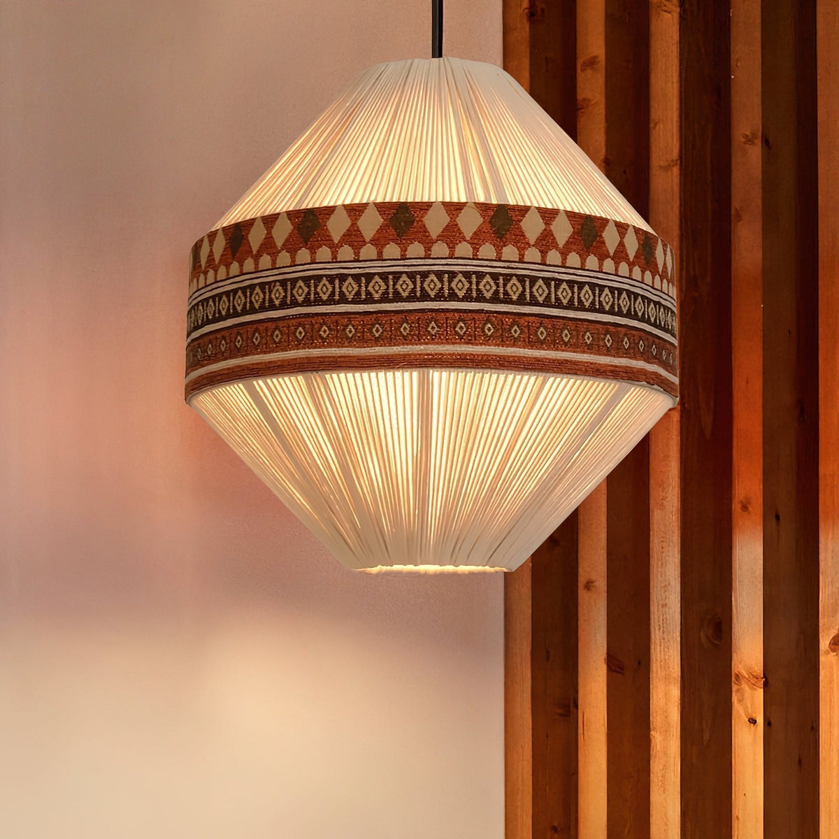 Avenaria Fabric Pendant Light-Moonnatur