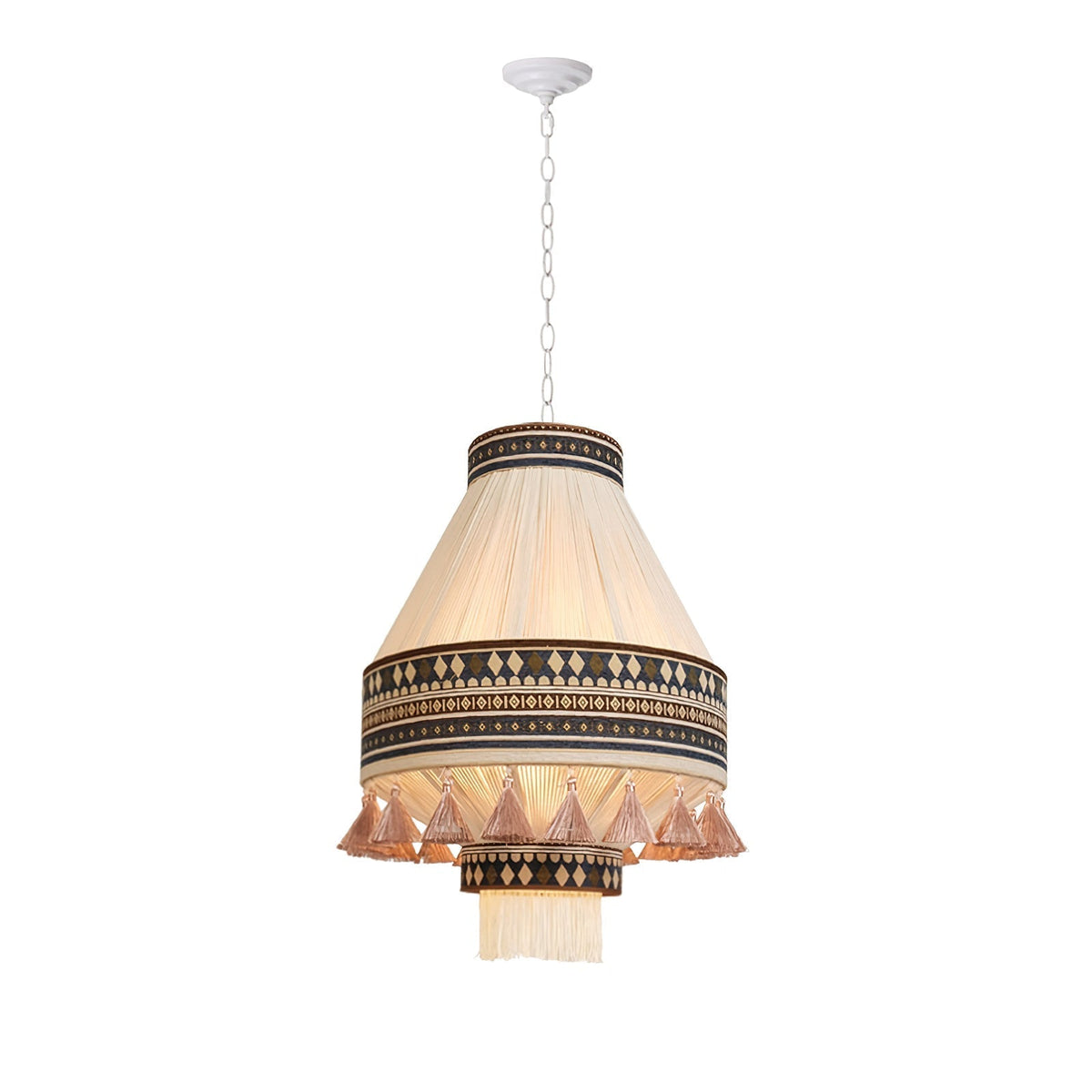 Avenaria Fabric Pendant Light-Moonnatur
