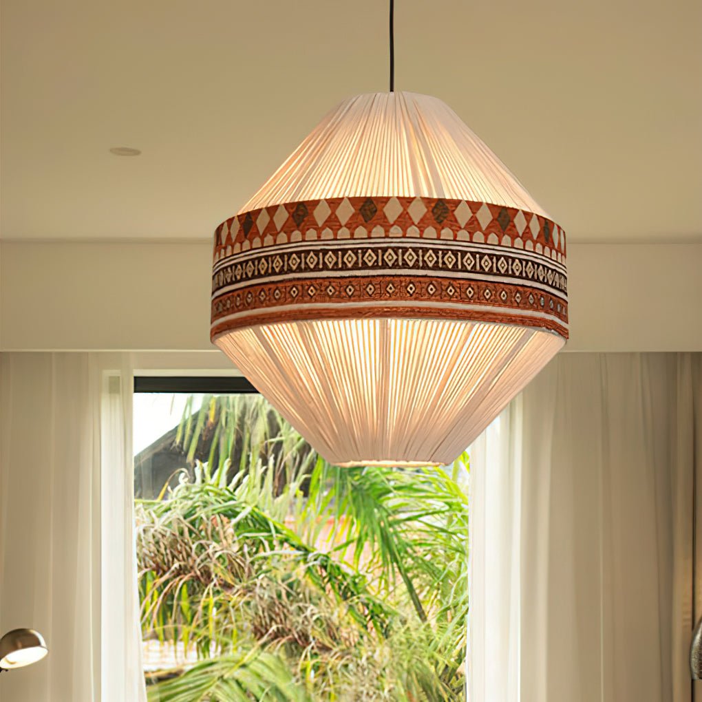 Avenaria Fabric Pendant Light-Moonnatur