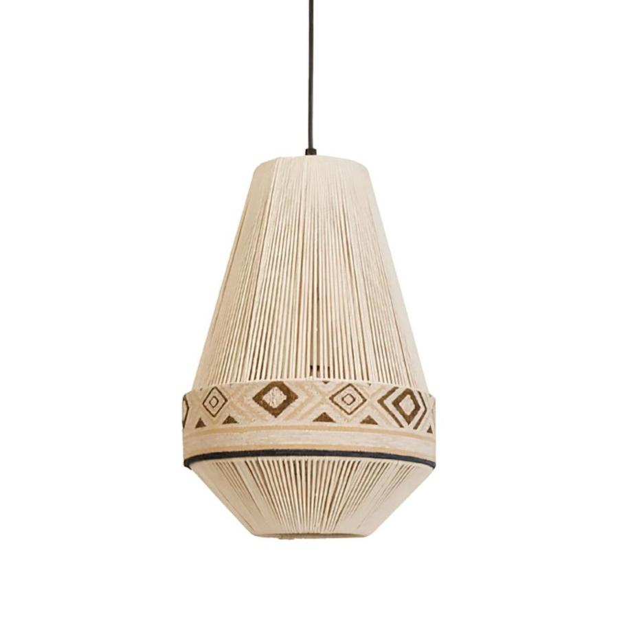Avenaria Fabric Pendant Light-Moonnatur