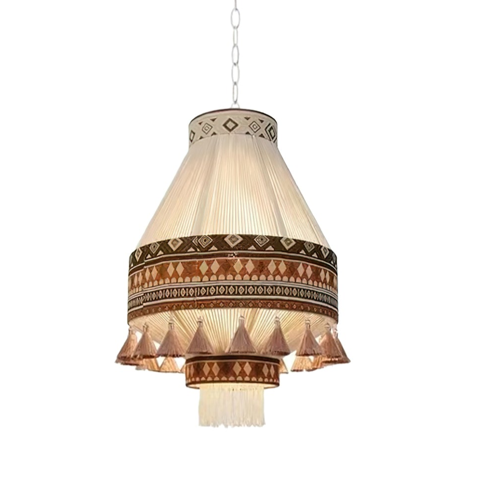 Avenaria Fabric Pendant Light-Moonnatur