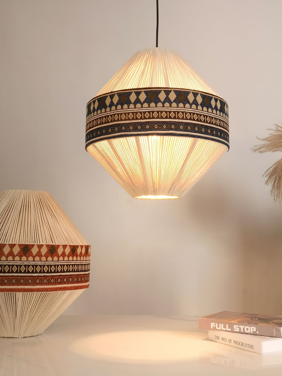 Avenaria Fabric Pendant Light-Moonnatur
