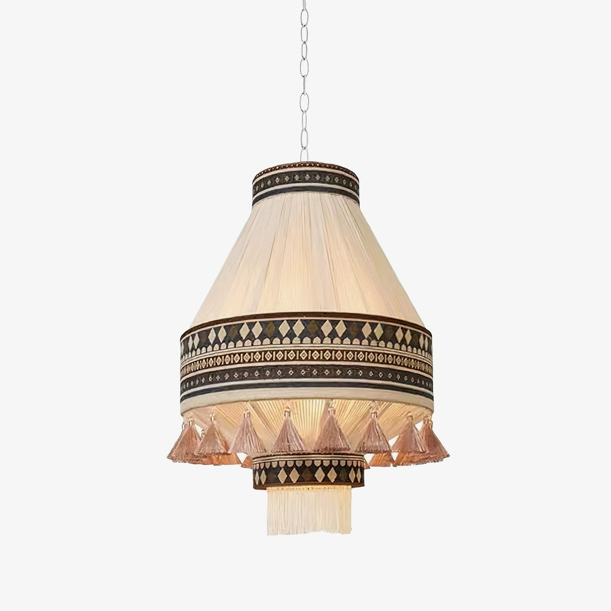 Avenaria Fabric Pendant Light-Moonnatur
