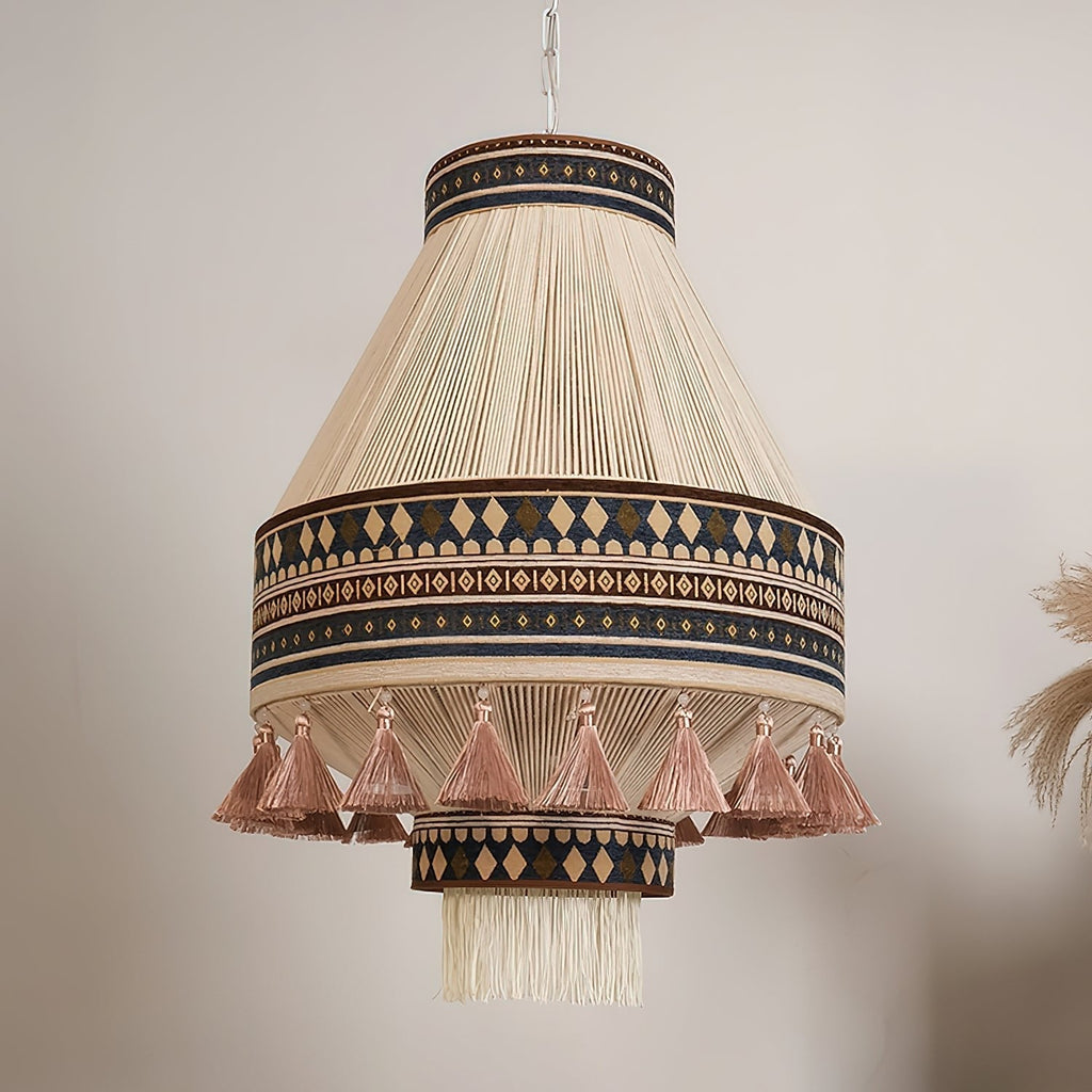 Avenaria Fabric Pendant Light-Moonnatur
