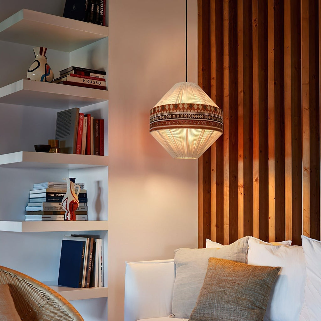 Avenaria Fabric Pendant Light-Moonnatur