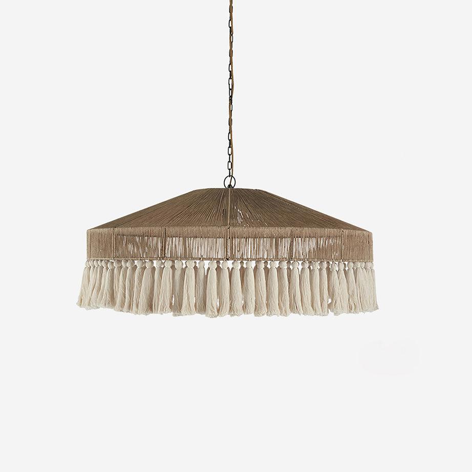Ainsley Hemp Rope Chandelier-Moonnatur
