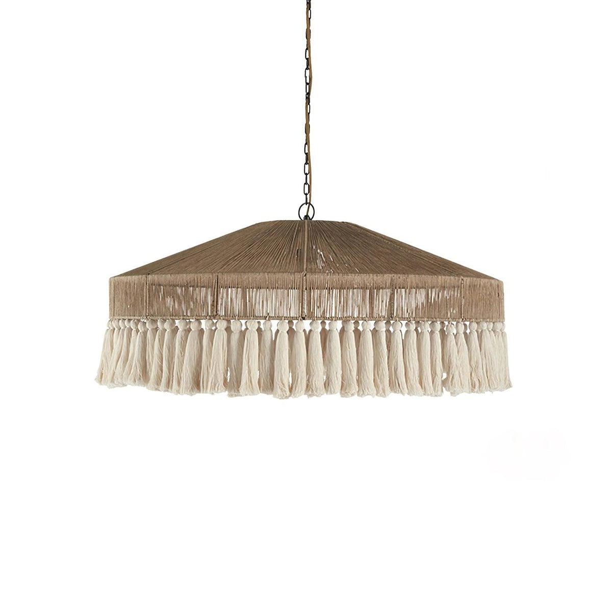 Ainsley Hemp Rope Chandelier-Moonnatur