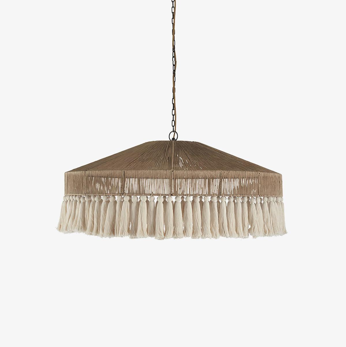 Morvenara Hemp Rope Pendant Light-Moonnatur