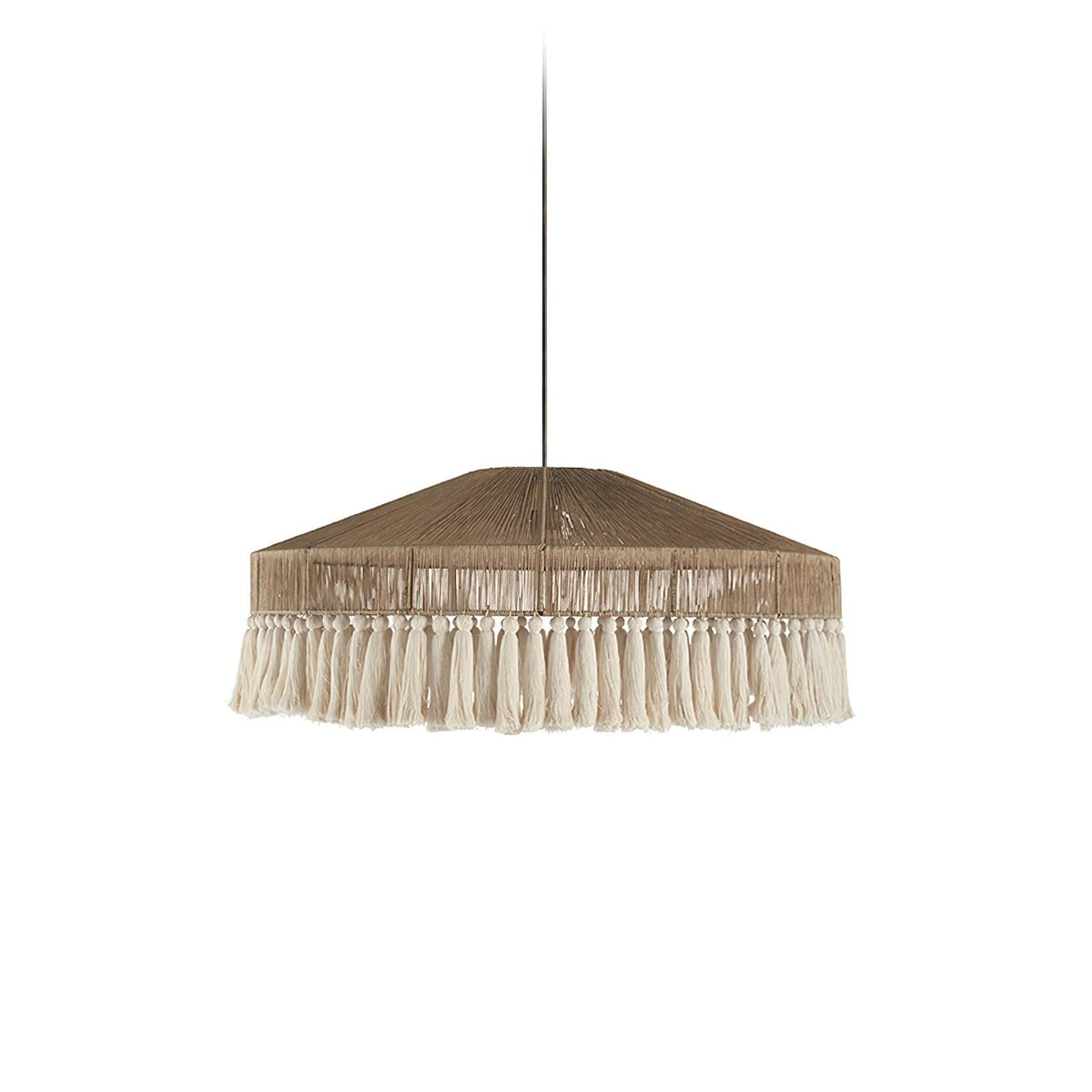 Morvenara Hemp Rope Pendant Light-Moonnatur