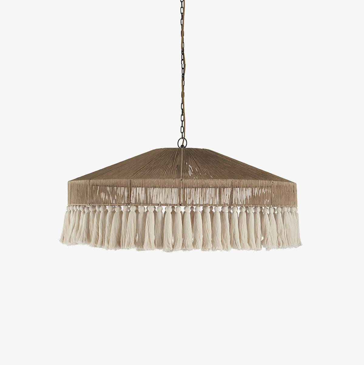 Morvenara Hemp Rope Pendant Light-Moonnatur