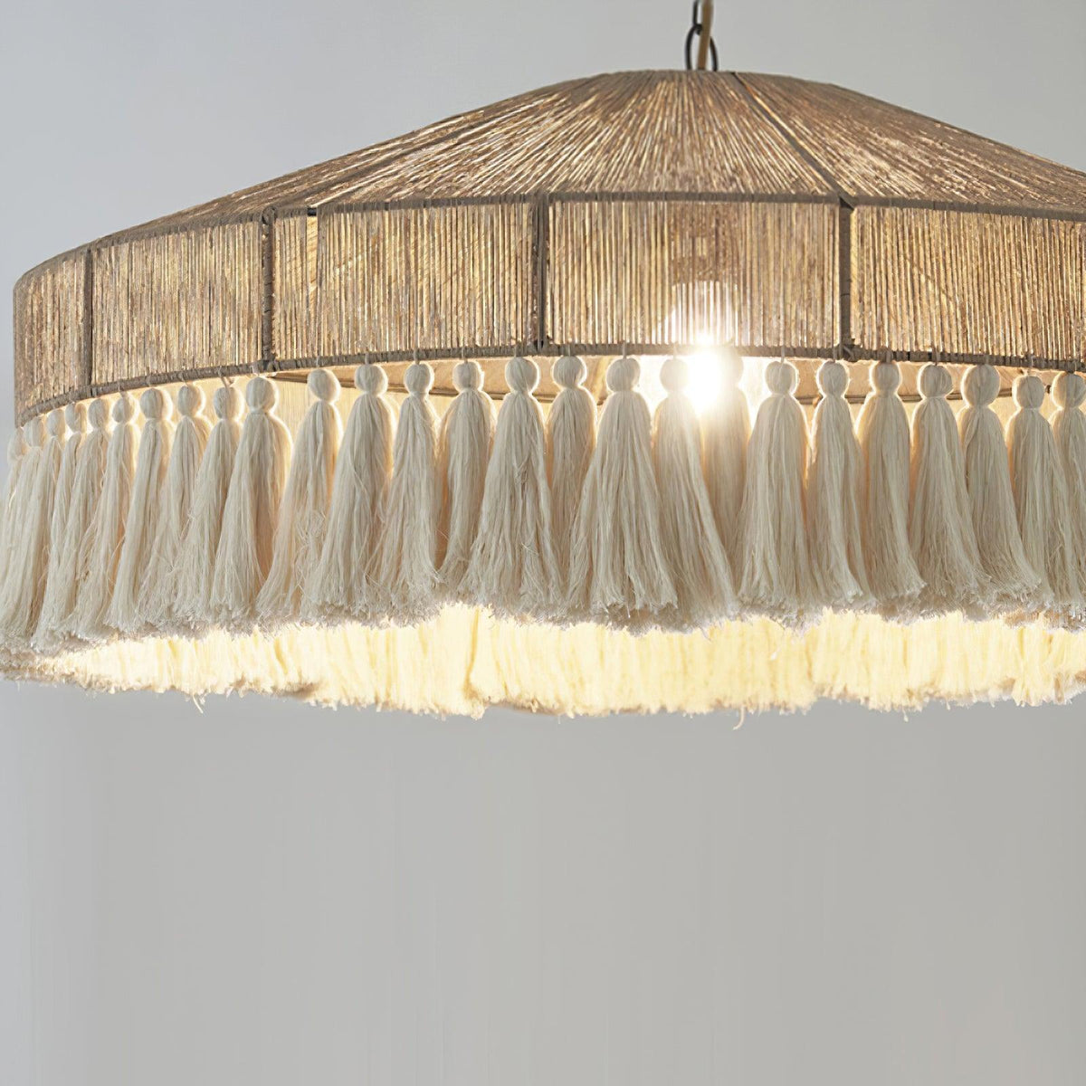 Morvenara Hemp Rope Pendant Light-Moonnatur