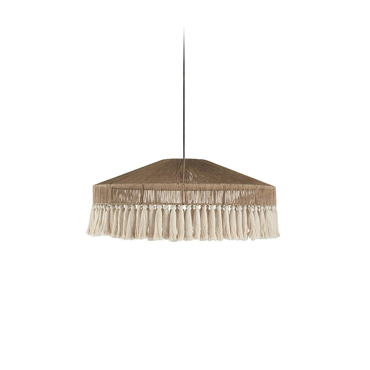 Morvenara Hemp Rope Pendant Light-Moonnatur
