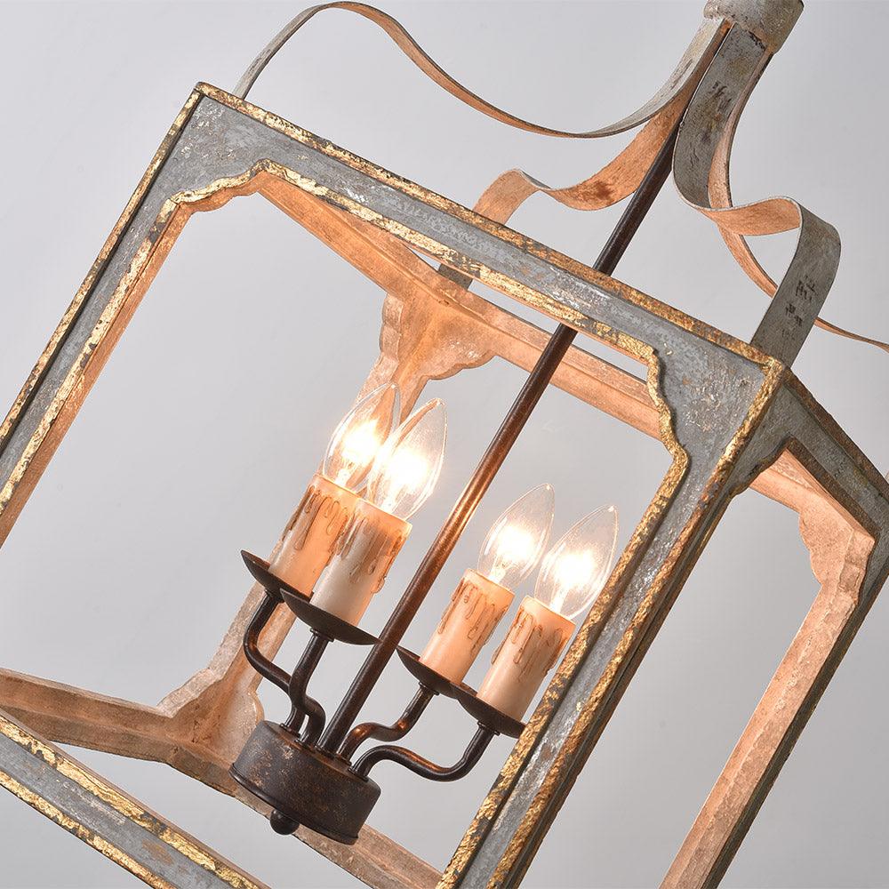 Larklyn Wood Chandelier-Moonnatur