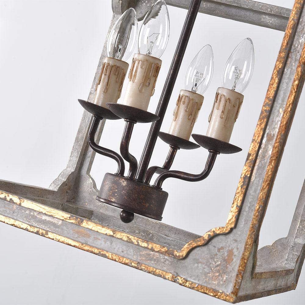 Larklyn Wood Chandelier-Moonnatur
