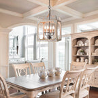 Larklyn Wood Chandelier-Moonnatur