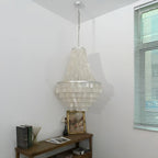 Veldenara Shell Chandelier-Moonnatur