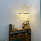 Veldenara Shell Chandelier-Moonnatur