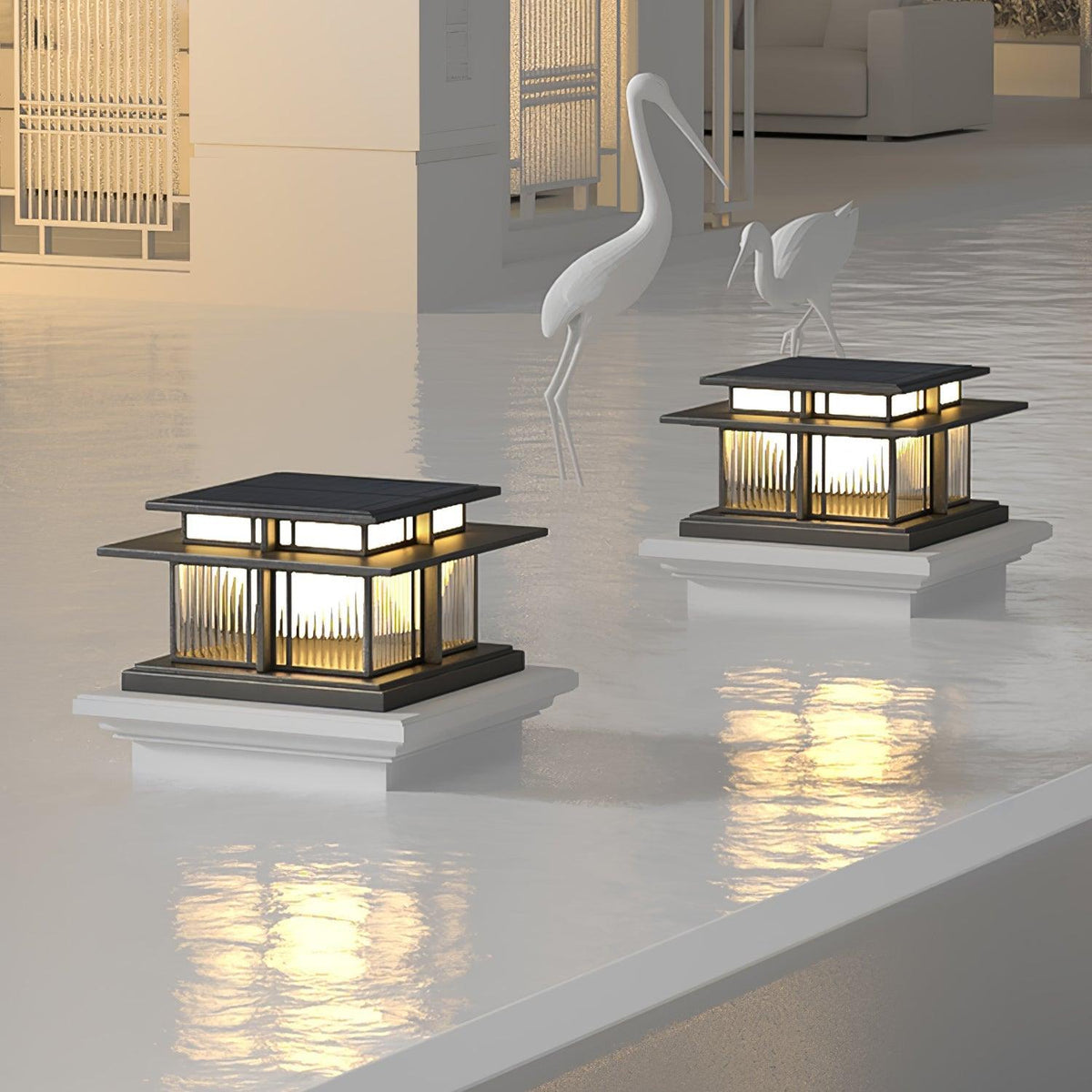 Torrenelle Acrylic Pillar Light-Moonnatur