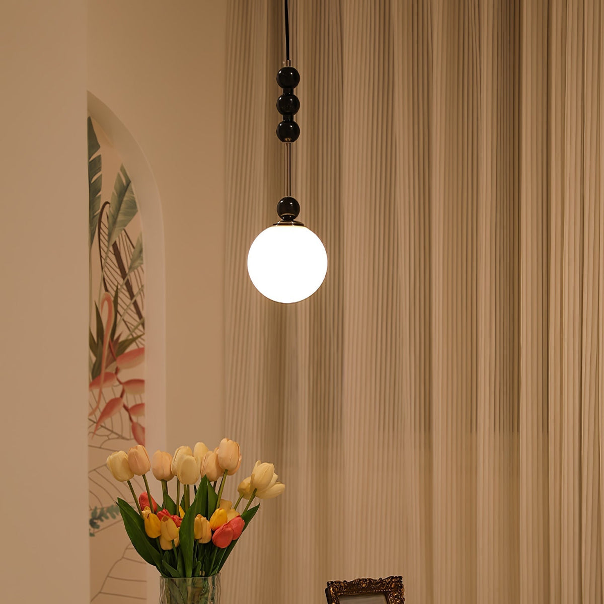 Glenara Wood Pendant Light-Moonnatur