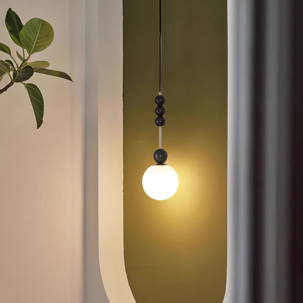 Glenara Wood Pendant Light-Moonnatur