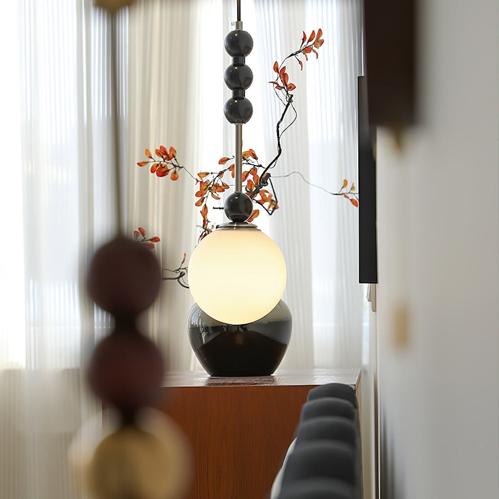 Glenara Wood Pendant Light-Moonnatur