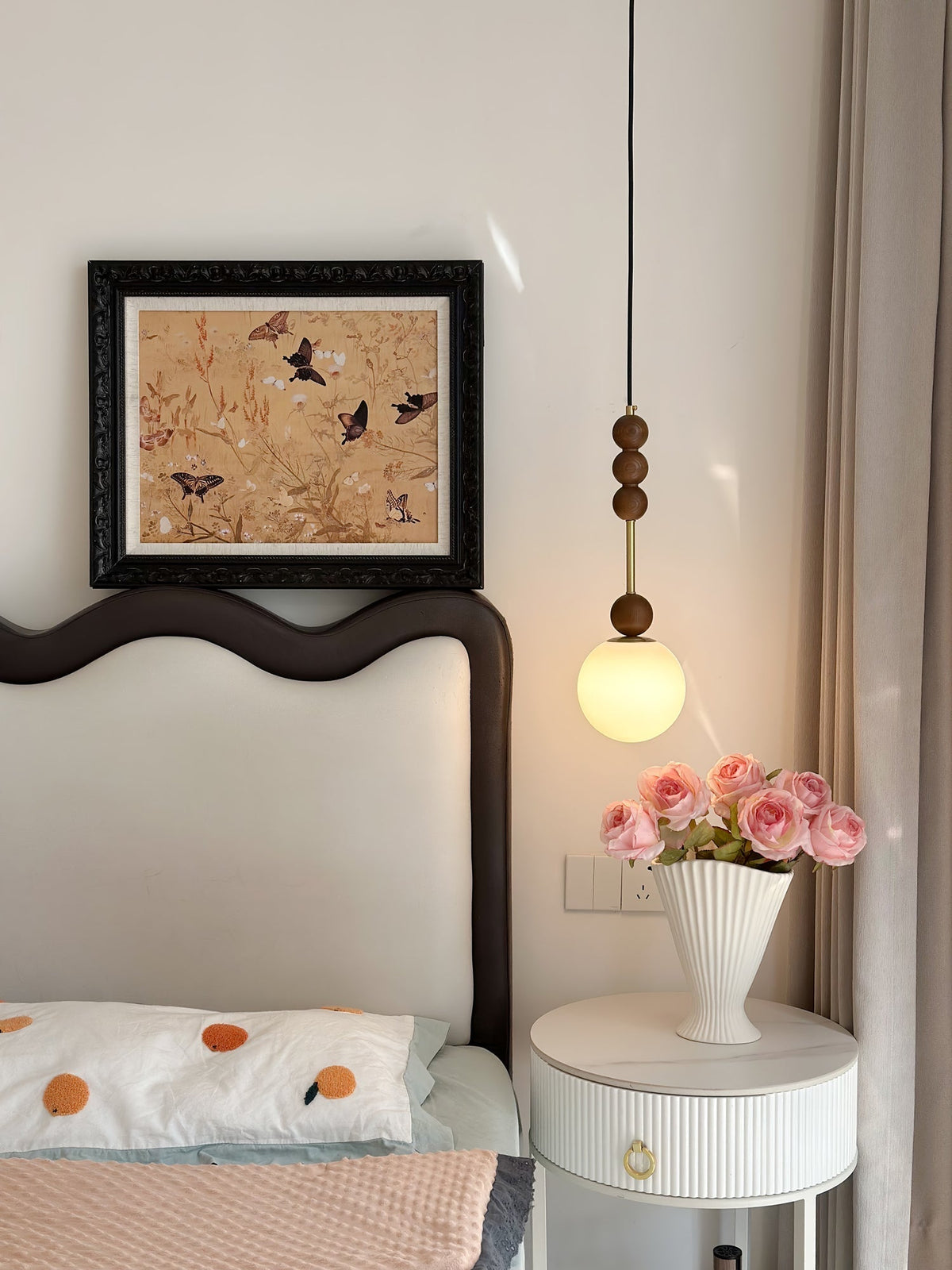 Glenara Wood Pendant Light-Moonnatur