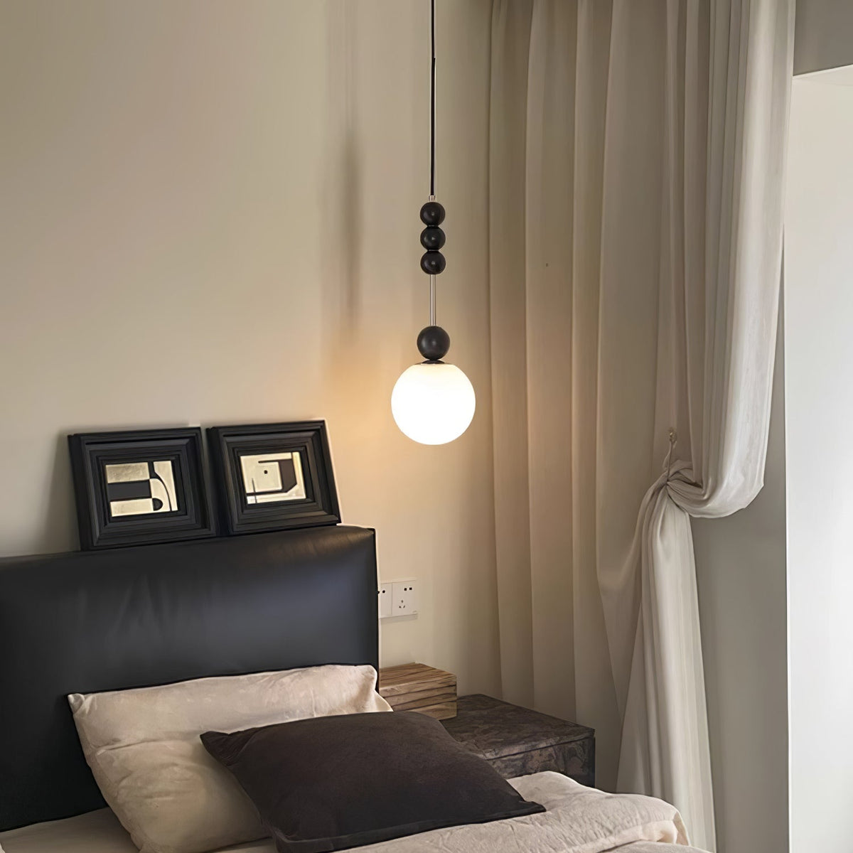 Glenara Wood Pendant Light-Moonnatur