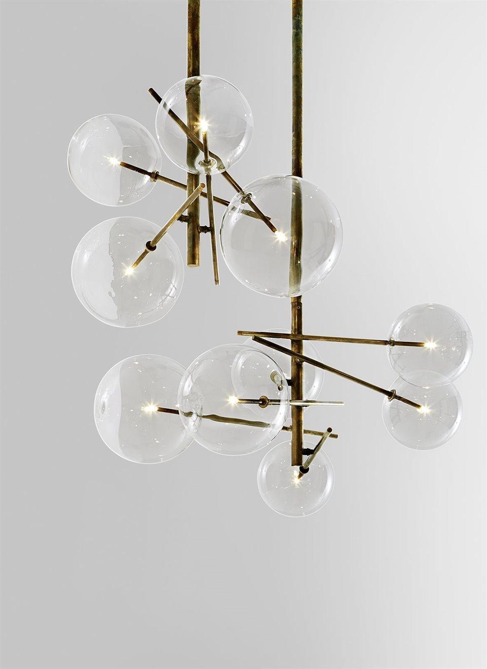 Delsoria Glass Chandelier-Moonnatur