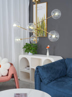 Delsoria Glass Chandelier-Moonnatur