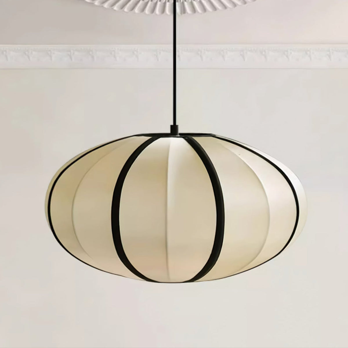 Ideneth Fabric Pendant Light-Moonnatur