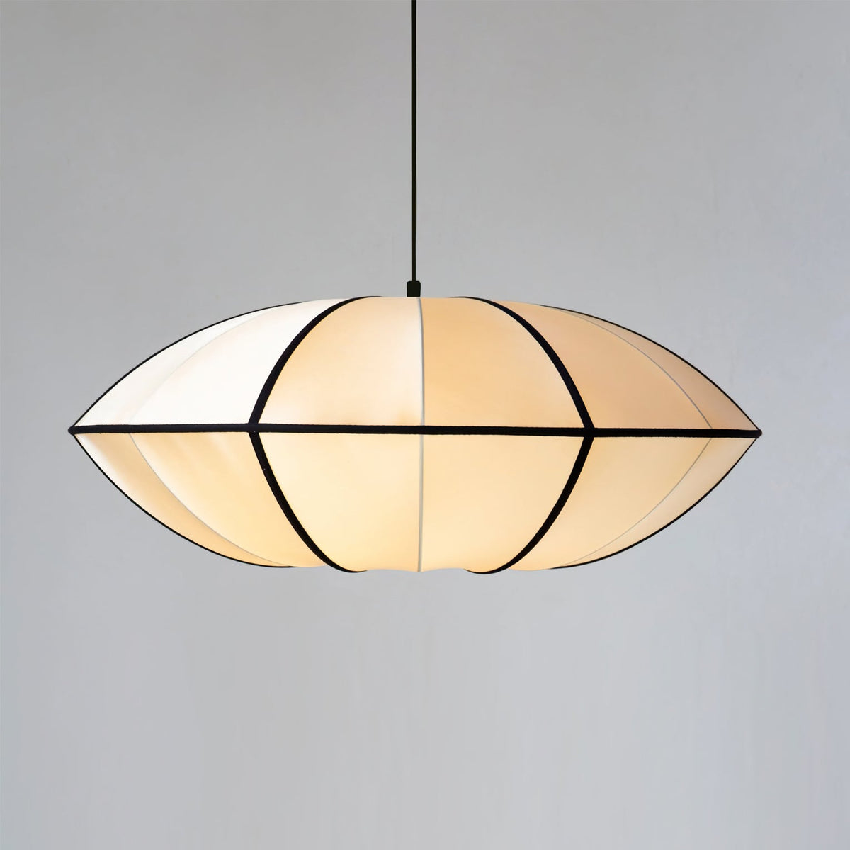 Ideneth Fabric Pendant Light-Moonnatur