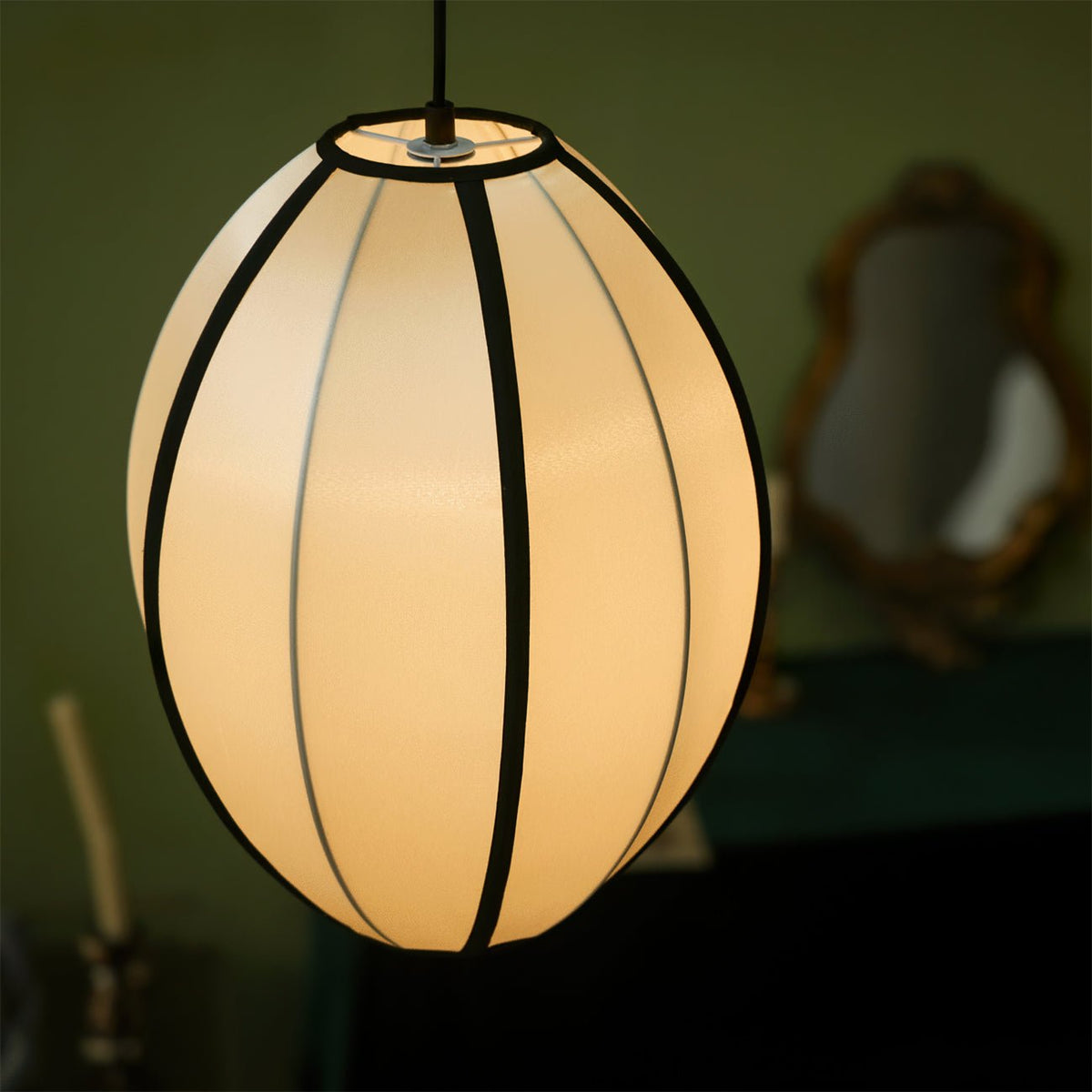 Ideneth Fabric Pendant Light-Moonnatur