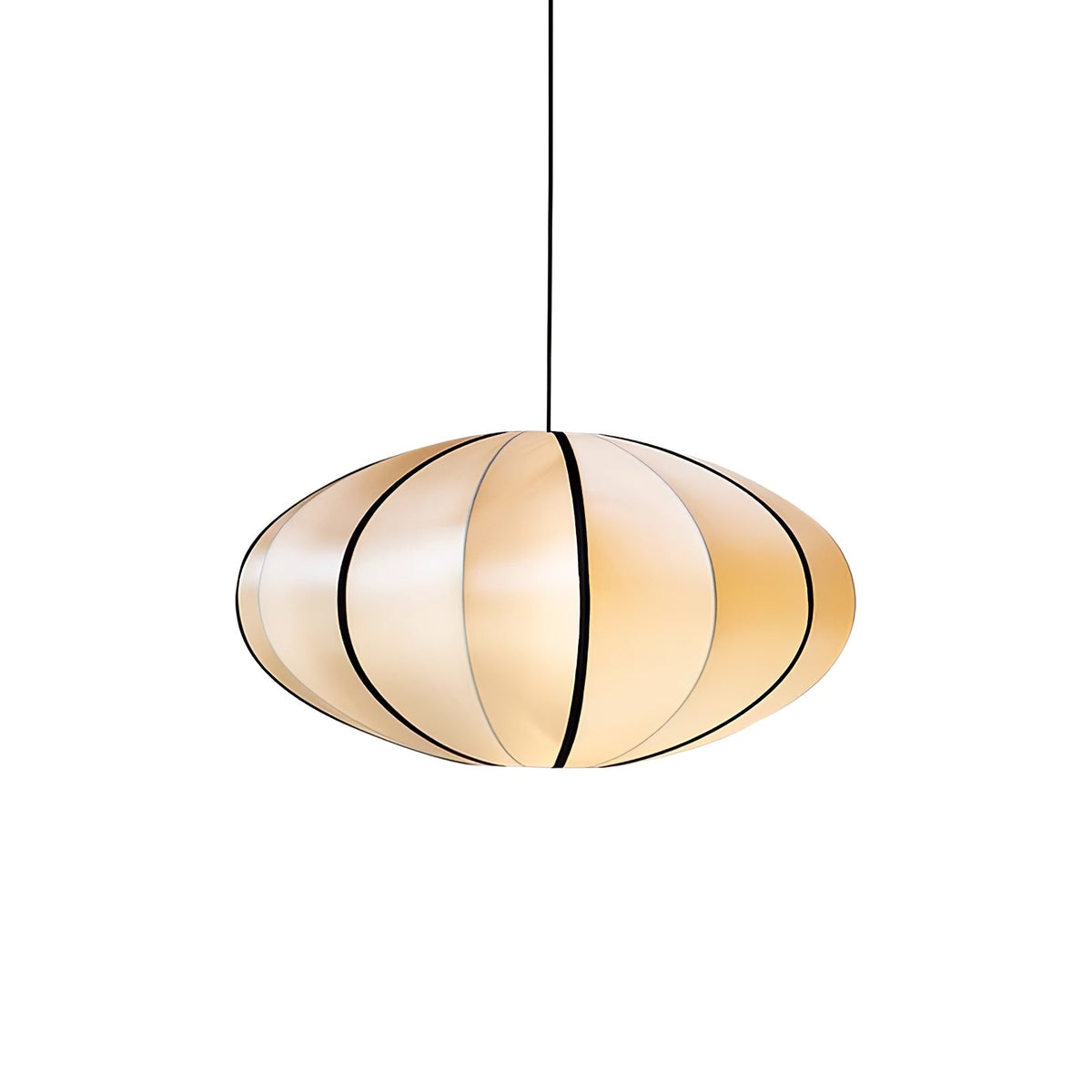 Ideneth Fabric Pendant Light-Moonnatur