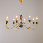 Sanira Wood Chandelier-Moonnatur