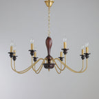 Sanira Wood Chandelier-Moonnatur