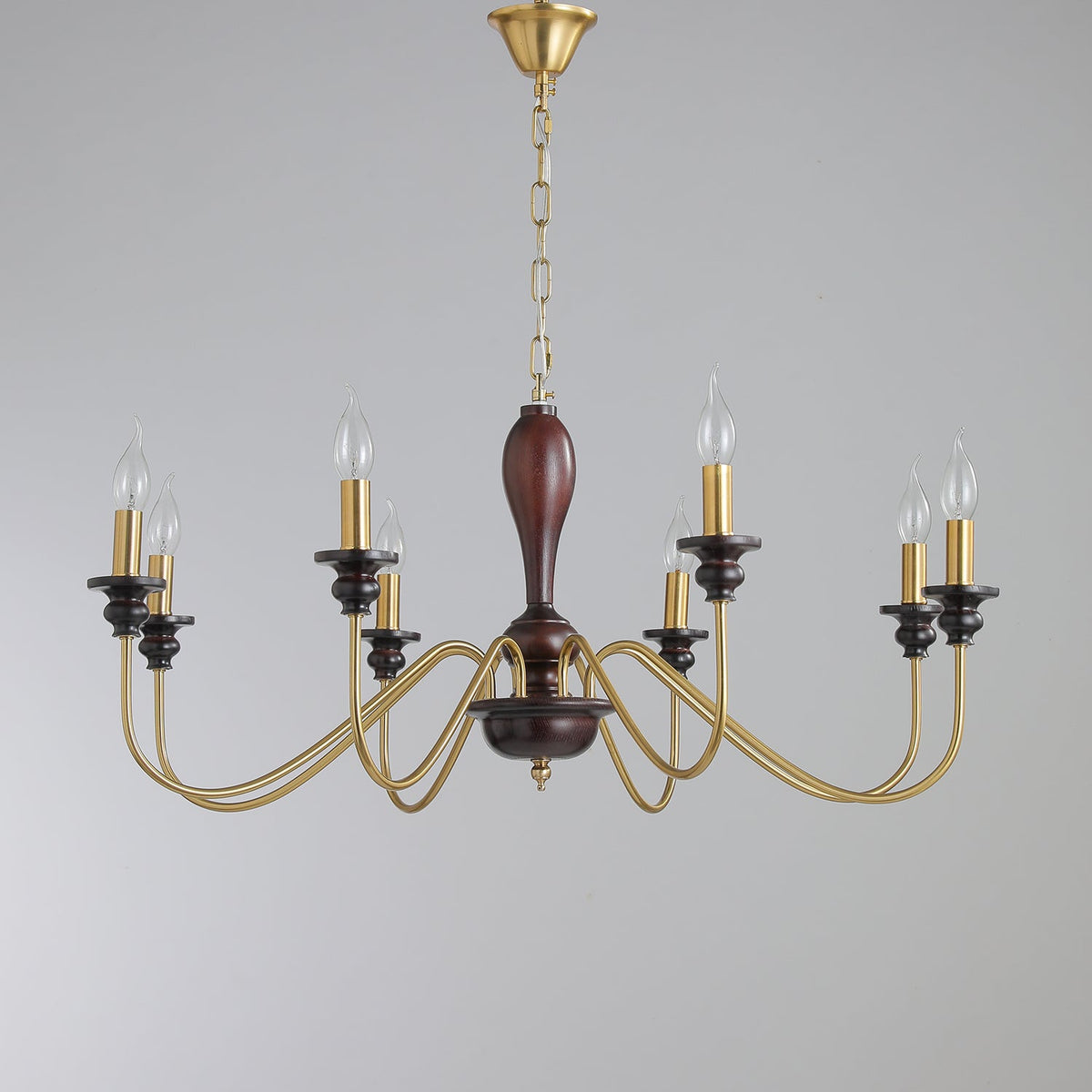 Sanira Wood Chandelier-Moonnatur