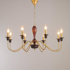 Sanira Wood Chandelier-Moonnatur