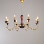 Sanira Wood Chandelier-Moonnatur