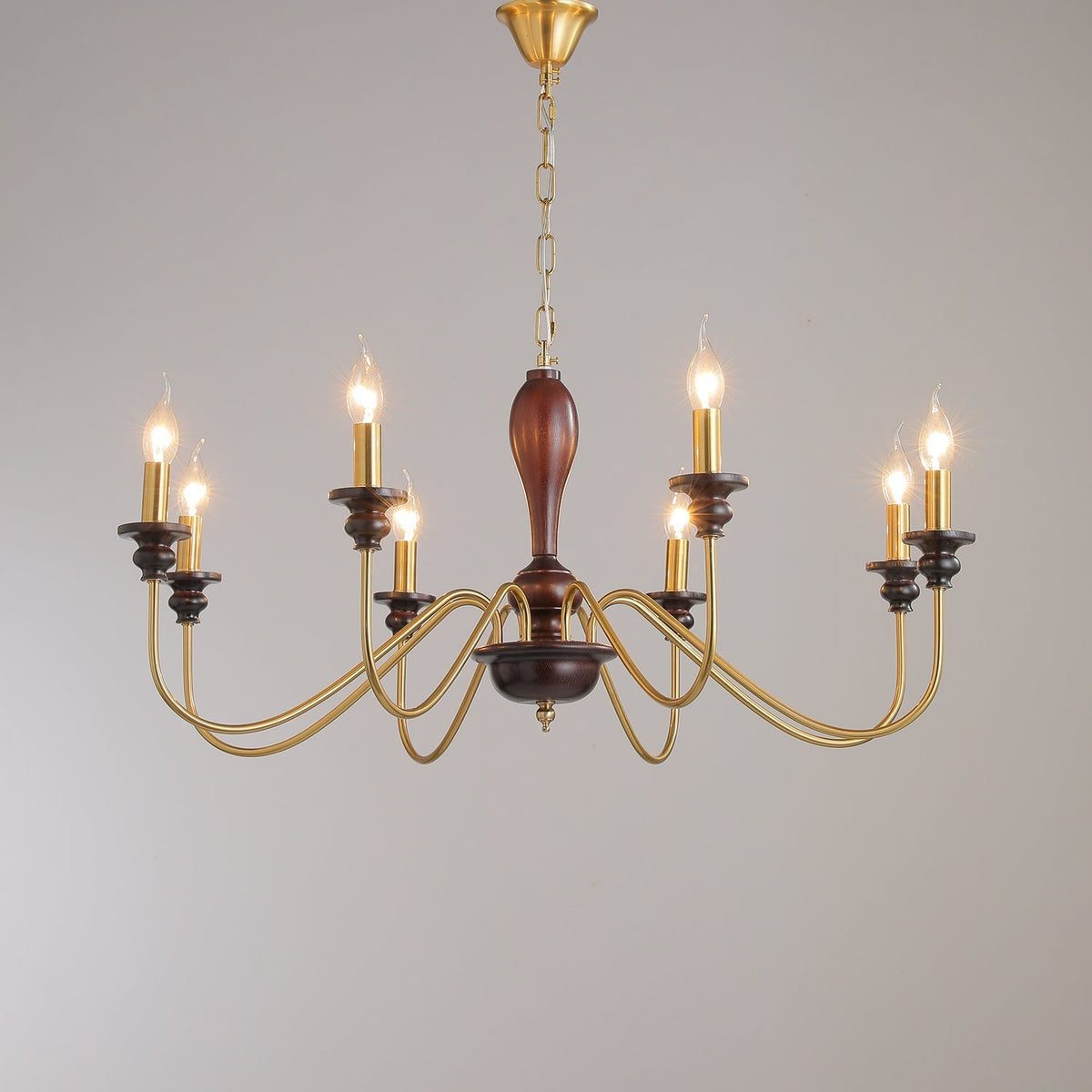 Sanira Wood Chandelier-Moonnatur