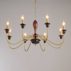 Sanira Wood Chandelier-Moonnatur