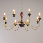 Sanira Wood Chandelier-Moonnatur