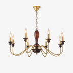 Sanira Wood Chandelier-Moonnatur
