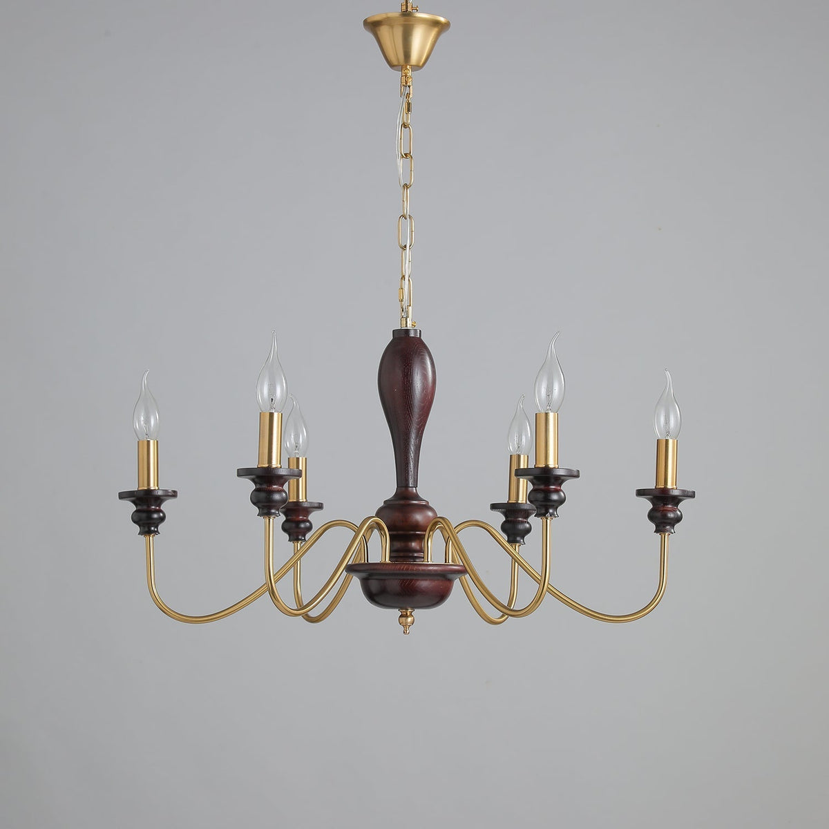 Sanira Wood Chandelier-Moonnatur